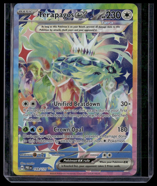 Terapagos ex #169/131 Prismatic Evolutions NM