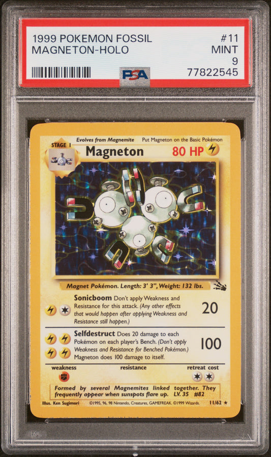 PSA 9 Magneton #11 Fossil