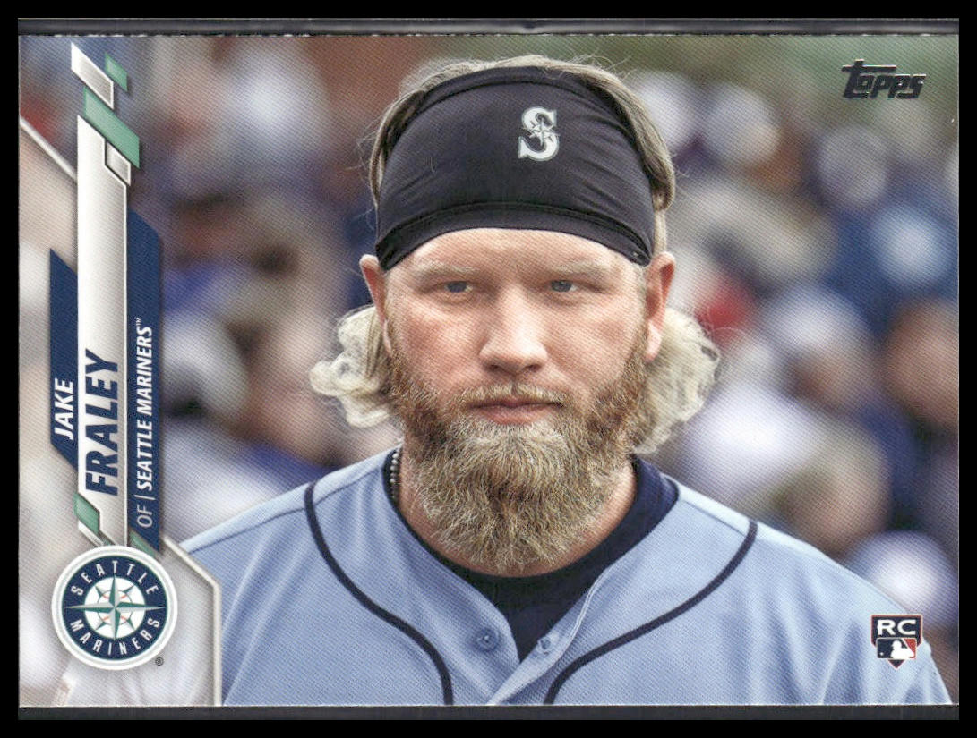 Jake Fraley #401 2020 Topps Seattle Mariners Image Variation