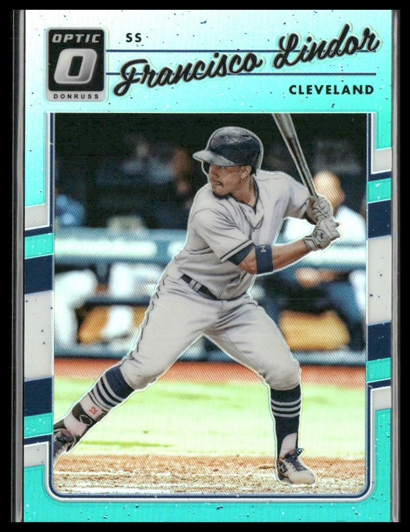 Francisco Lindor #90 2017 Donruss Optic Holo Cleveland Indians