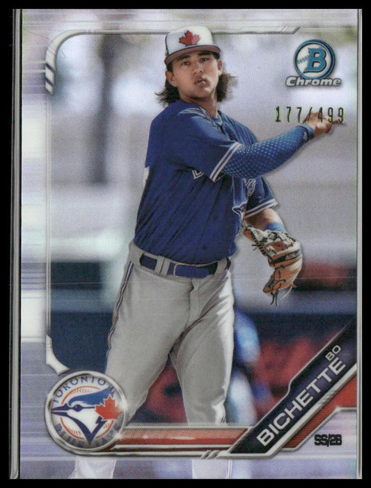 Bo Bichette #BCP-111 2019 Bowman Chrome Prospects Refractor #/499 Blue Jays