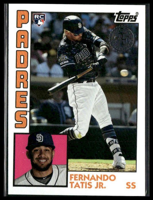 Fernando Tatis Jr. #84-8 Rookie 2019 Topps Update 1984 San Diego Padres