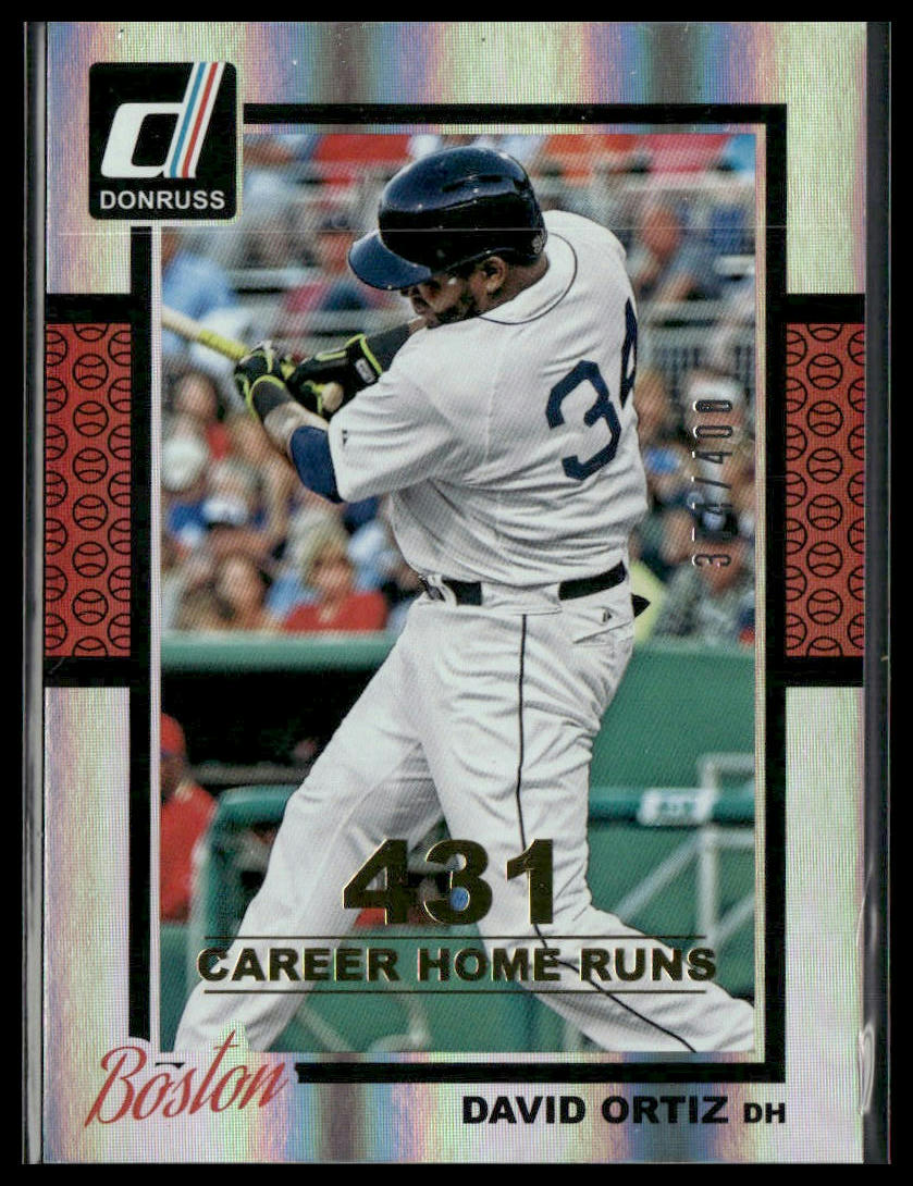 David Ortiz #271 2014 Donruss Stat Line Career #/400 Boston Red Sox