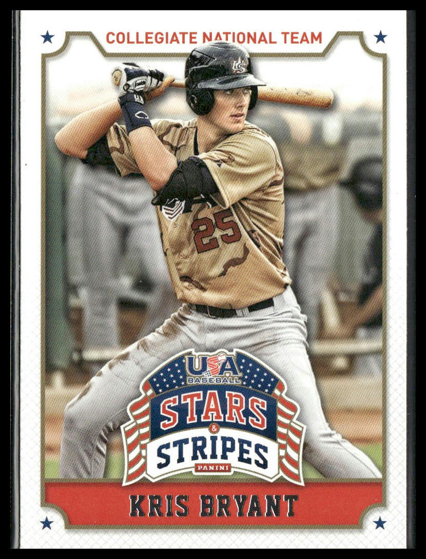 Kris Bryant #59 2015 Panini USA Baseball Stars & Stripes
