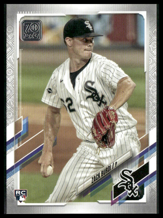 Zack Burdi #483 Rookie 2021 Topps 70th Platinum #/70 White Sox