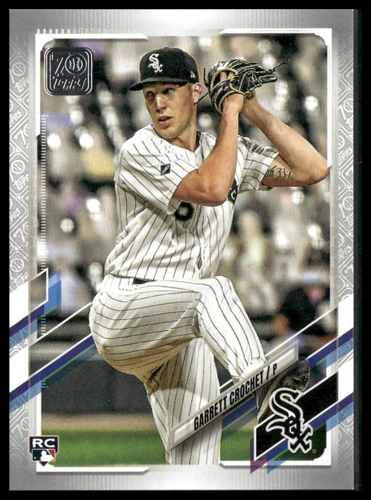 Garrett Crochet #362 2021 Topps 70th Anniversary Platinum #/70 Chicago White Sox