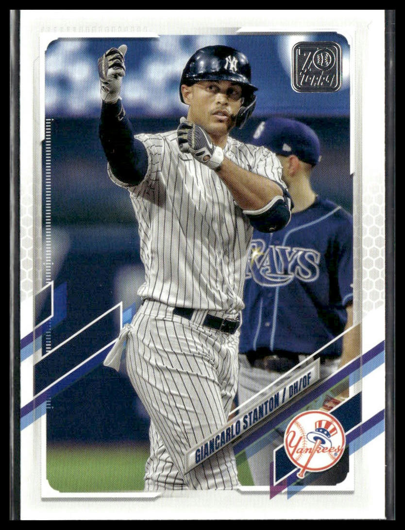 Giancarlo Stanton #642 2021 Topps New York Yankees Image Variation SP