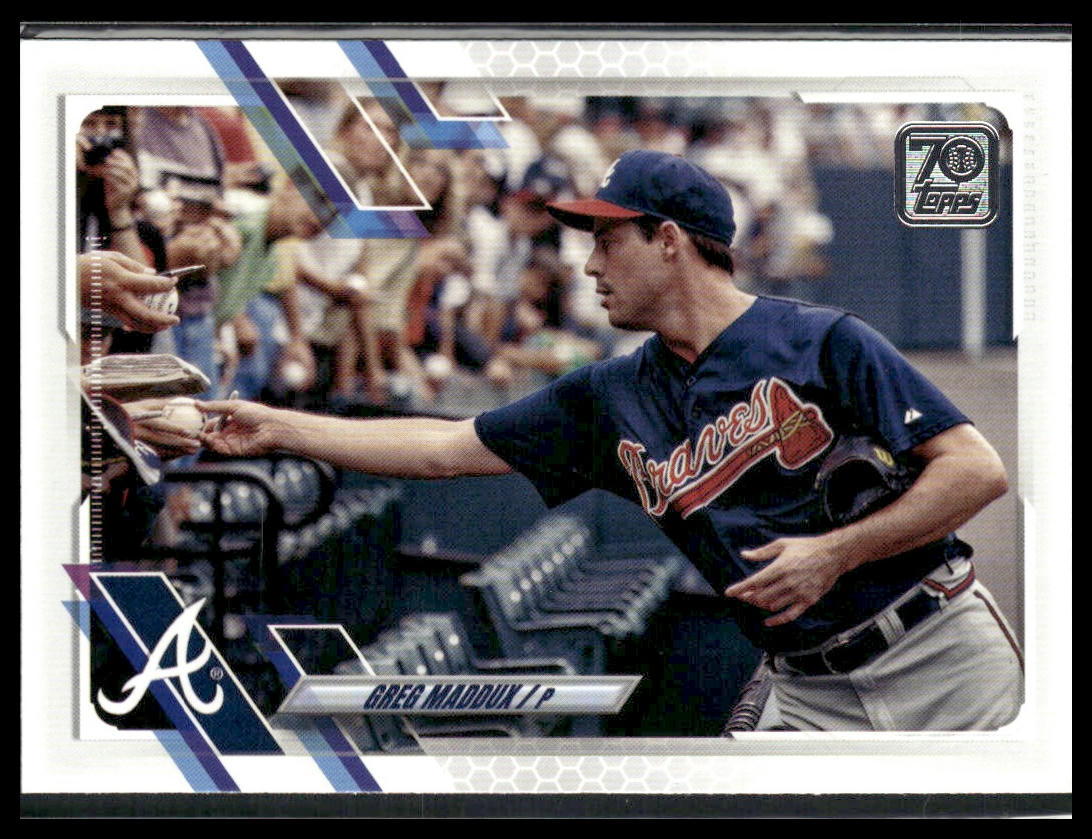 Greg Maddux #388 2021 Topps Atlanta Braves Legend Variation SP