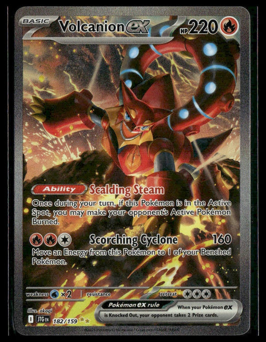 Volcanion ex #182/159 Journey Together NM