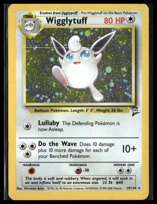 Wigglytuff #019/130 Base Set 2 LP