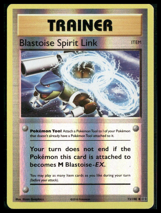 Blastoise Spirit Link #73/108 Reverse Holo XY - Evolutions NM