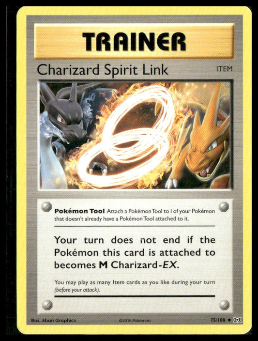 Charizard Spirit Link #75/108 XY - Evolutions NM