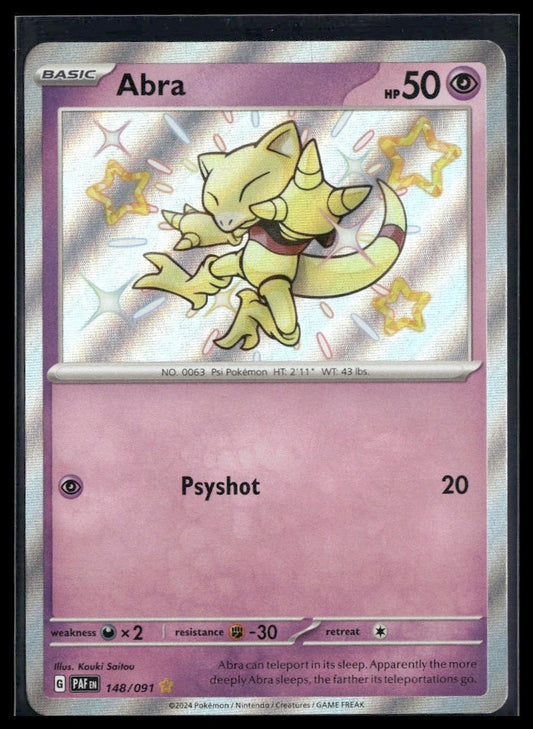 Abra #148/091 Paldean Fates NM