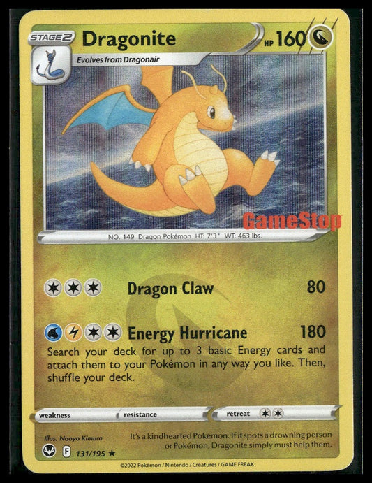 Dragonite #131/195 GAMESTOP Silver Tempest LP