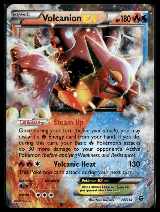 Volcanion EX #26/114 XY - Steam Siege LP