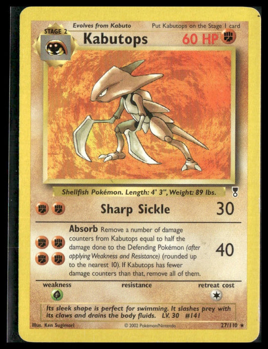 Kabutops #027/110 Legendary Collection LP