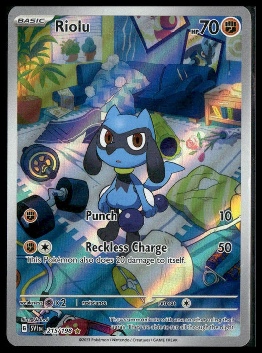 Riolu #215/198 Scarlet & Violet Base Set NM