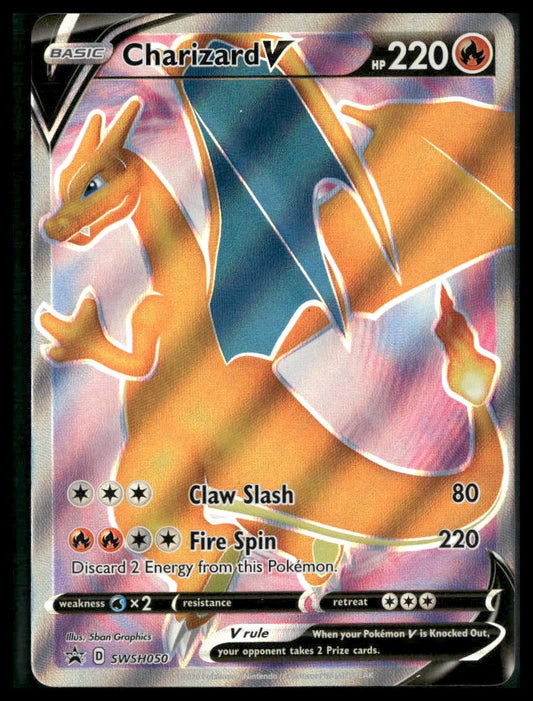 Charizard V #SWSH050 Sword & Shield Promo Cards NM