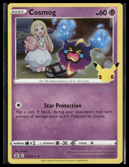 Cosmog #013/025 Celebrations NM