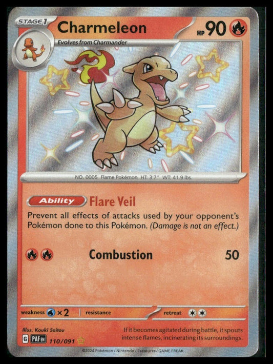 Charmeleon #110/091 Paldean Fates NM