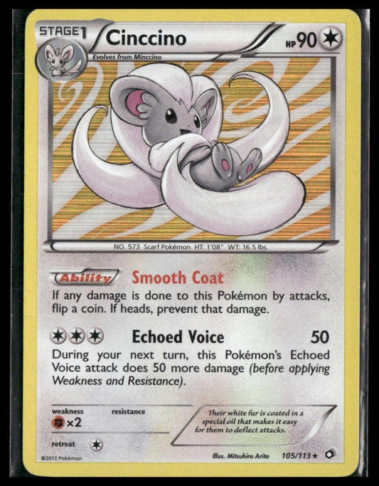 Cinccino #105/113 Legendary Treasures LP