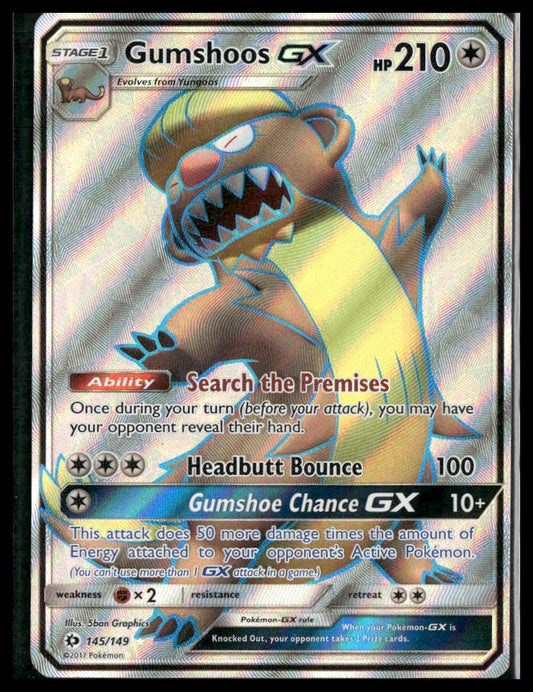 Gumshoos GX (Full Art) #145/149 SM Base Set LP