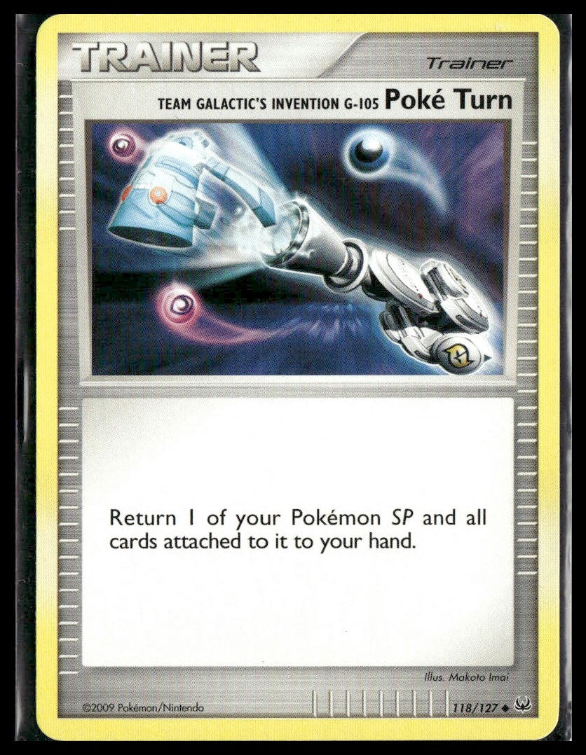 Team Galactic's Invention G-105 Poke Turn #118/127 Platinum LP