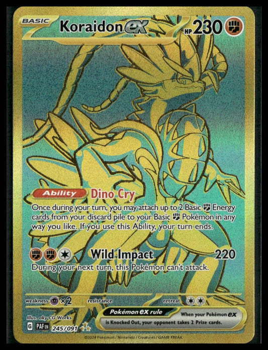 Koraidon ex #245/091 Paldean Fates NM