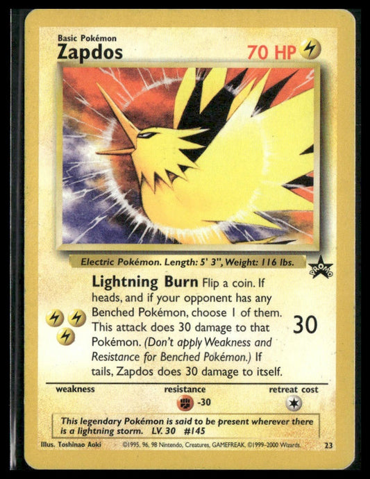 Zapdos #23/53 WoTC Promo LP