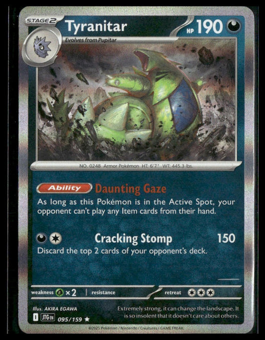Tyranitar #095/159 Holo Journey Together VLP