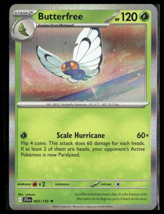 Butterfree #003/159 Holo Journey Together NM