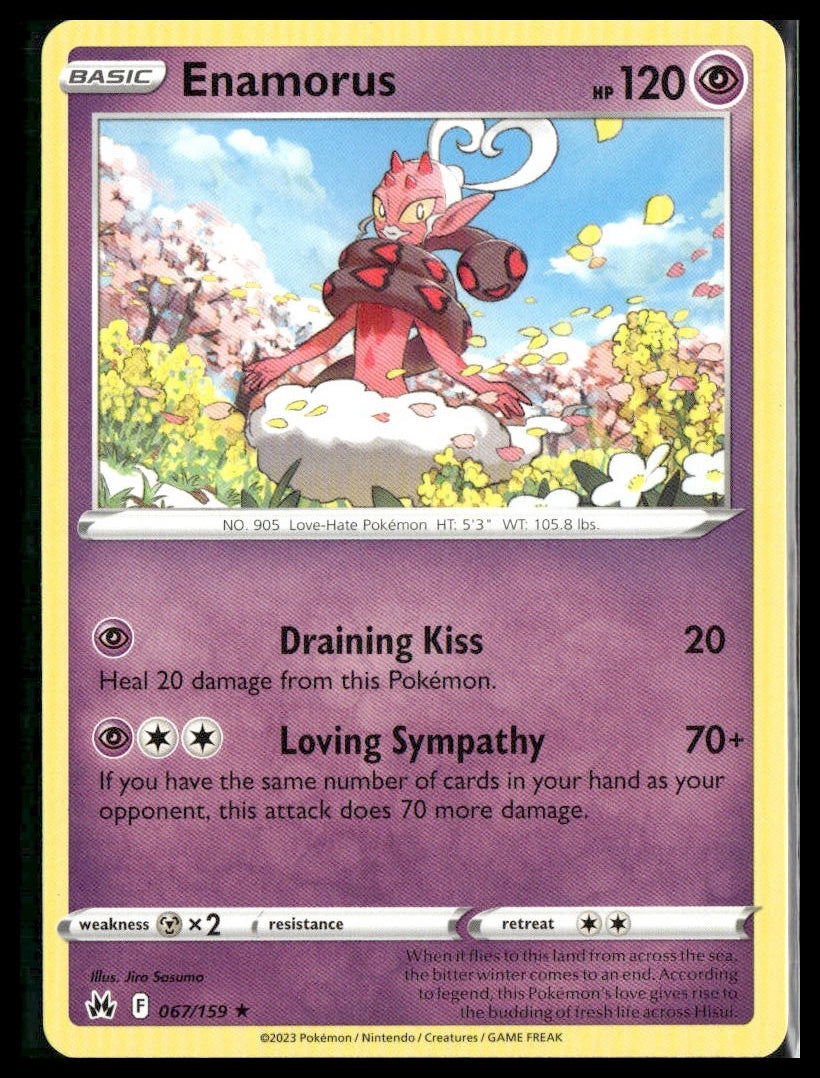 Enamorus #067/159 Crown Zenith NM