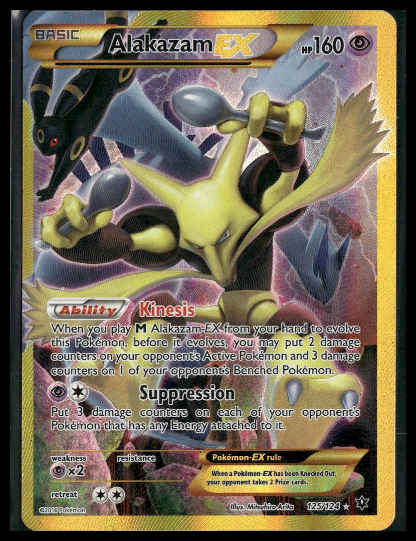 Alakazam EX (Secret) #125/124 XY - Fates Collide LP