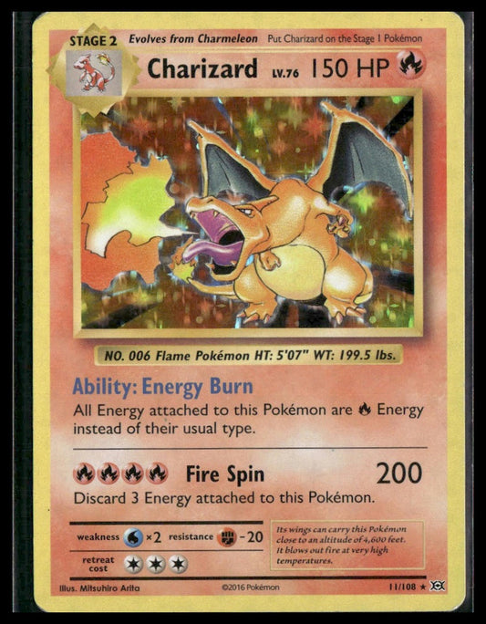 Charizard #11/108 XY - Evolutions LP/MP