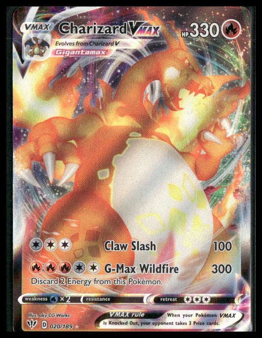 Charizard VMAX #020/189 Darkness Ablaze LP
