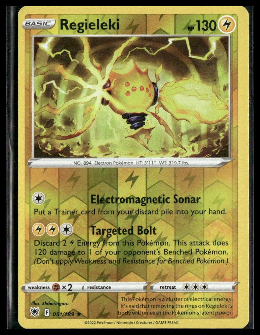 Regieleki #051/189 Reverse Holo Astral Radiance NM