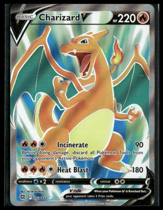 Charizard V (Full Art) #153/172 Brilliant Stars NM