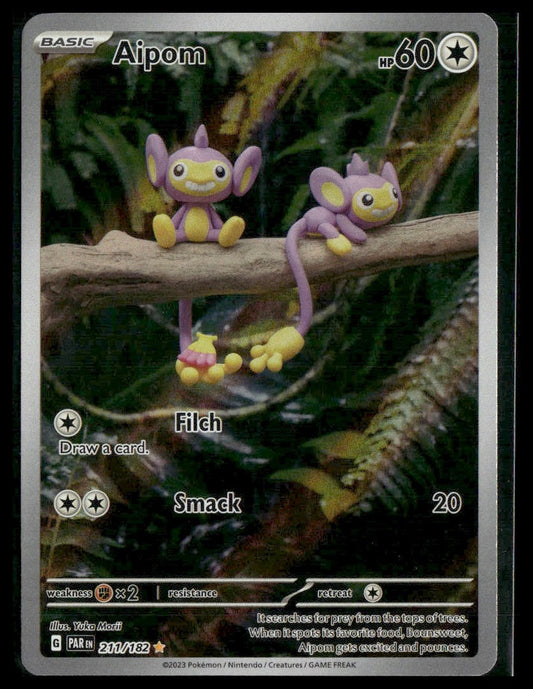 Aipom #211/182 Paradox Rift NM