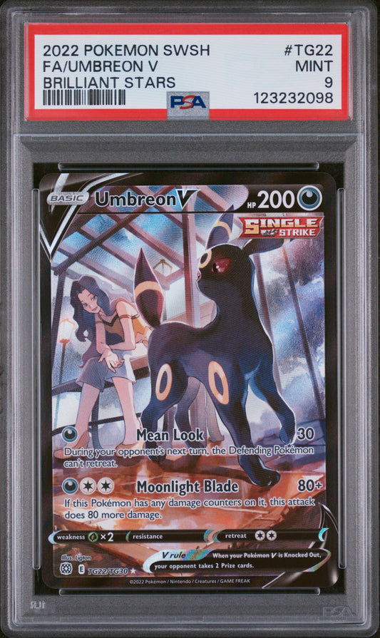 PSA 9 Umbreon V #TG22 Brilliant Stars