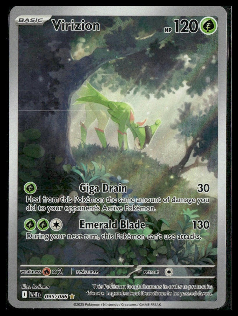 Virizion #095/086 White Flare NM