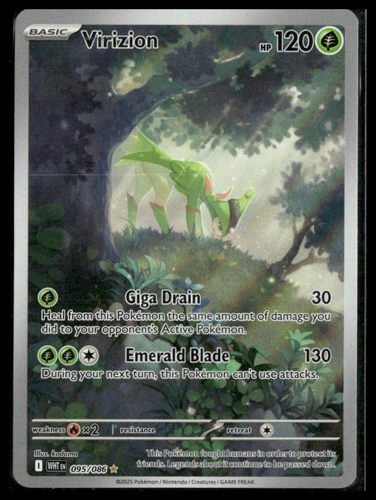 Virizion #095/086 White Flare NM