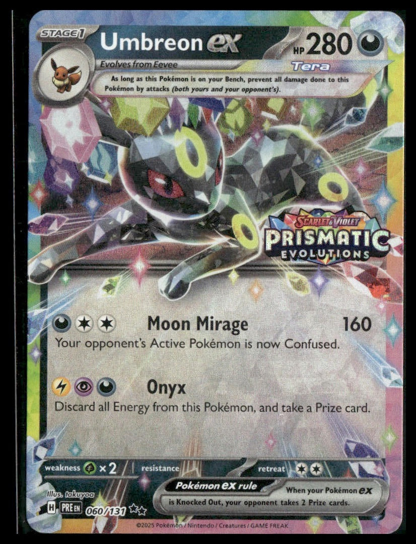 Umbreon ex #060/131 Prismatic Evolutions NM