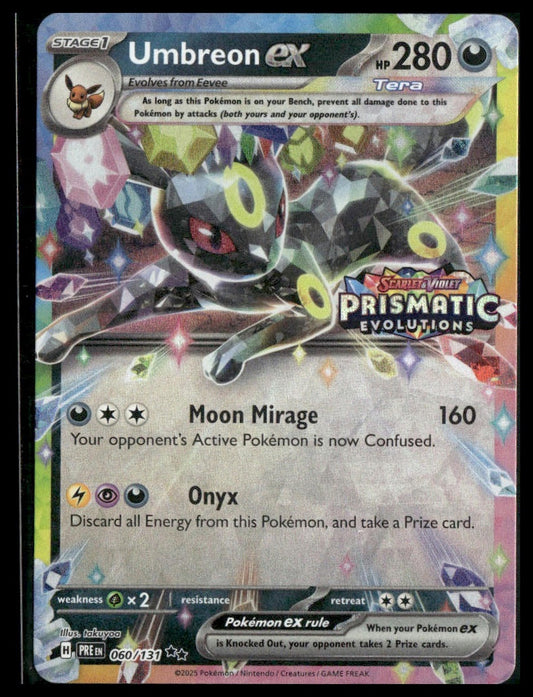 Umbreon ex #060/131 Prismatic Evolutions NM