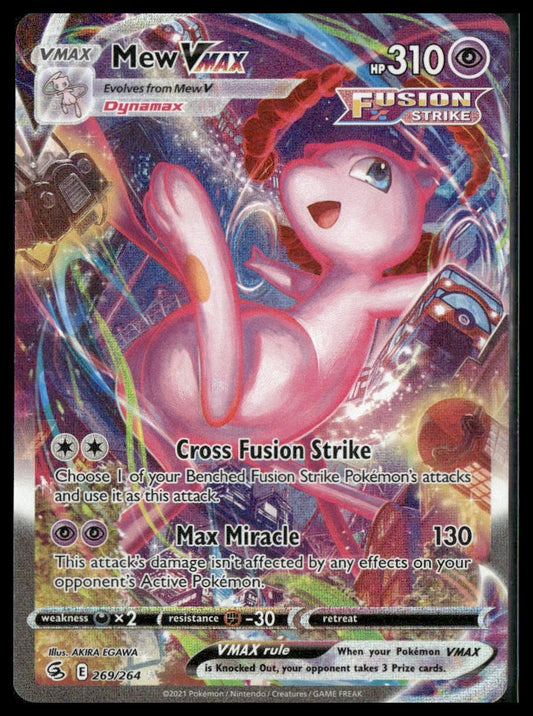 Mew VMAX (Alt Art) #269/264 Fusion Strike NM