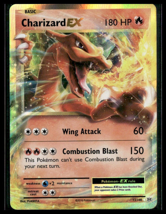 Charizard EX #12/108 Evolutions NM