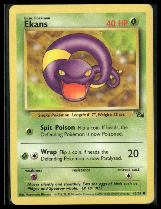 Ekans #46/62 Fossil LP