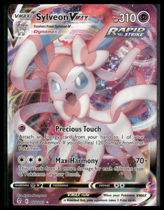 Sylveon VMAX #075/203 Evolving Skies NM