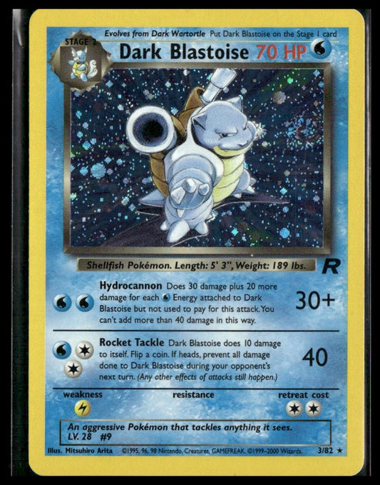 Dark Blastoise #03/82 Holo Team Rocket NM