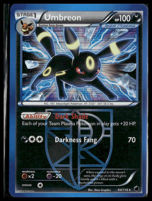 Umbreon (Team Plasma) #64/116 Holo Plasma Freeze VLP