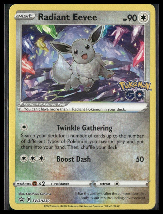 Radiant Eevee #SWSH230 Sword & Shield Promo Cards NM